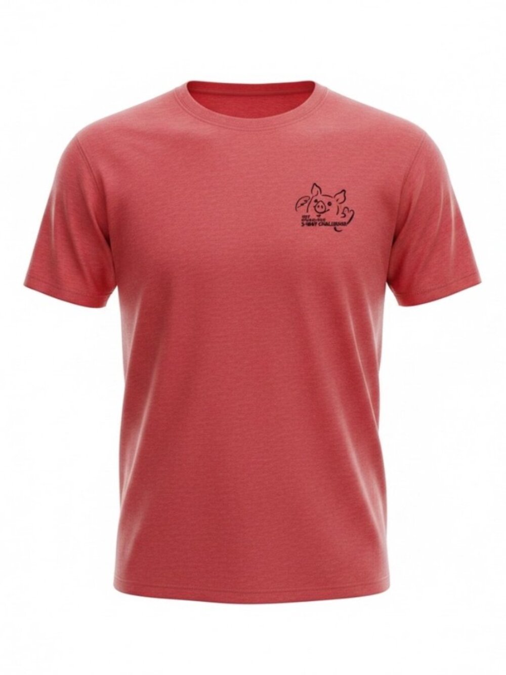 2024 Cincinnati Flying Pig Skyline Chili 3-Way Challenge T-Shirt Med Unisex Red